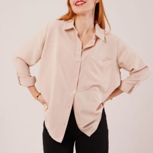 WholesaleShirt With Sleek Cut Pockets - Brand: Lustrin - Women & Kids, Baby Clothes Wholesale - TheBS Women