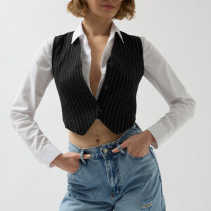 Striped Vest - Brand: Black Fashion - Women & Kids, Baby Clothes Wholesale - TheBS Women