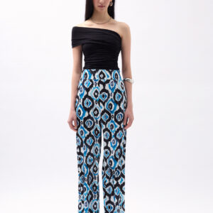 Patterned Satin Trousers - Brand: Black Fashion - Women & Kids, Baby Clothes Wholesale - TheBS Women