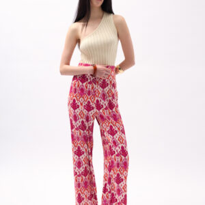 Patterned Satin Trousers - Brand: Black Fashion - Women & Kids, Baby Clothes Wholesale - TheBS Women
