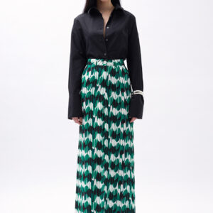 Printed Front Slit Skirt - Brand: Black Fashion - Women & Kids, Baby Clothes Wholesale - TheBS Women