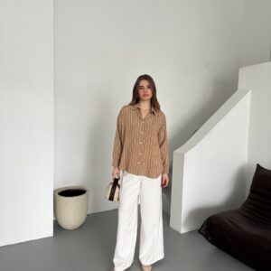 Double Striped Shirt - Brand: My Fashion - Women & Kids, Baby Clothes Wholesale - TheBS Women