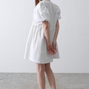 Balloon Sleeve Ribbon Detailed Dress - - Brand: Reyon - Women & Kids, Baby Clothes Wholesale - TheBS Women