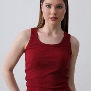 Basic Tank Top - - Burgundy - Brand: Reyon - Women & Kids, Baby Clothes Wholesale - TheBS Women