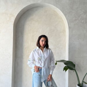 Embroidered Shirt - Cream - Brand: Topshow - Women & Kids, Baby Clothes Wholesale - TheBS Women