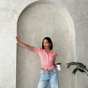 Gipe Detailed Pitikare Wholesale Shirt - Brand: Topshow - Women & Kids, Baby Clothes Wholesale - TheBS Women