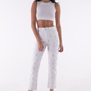 Single Side Drop Mom Fit Jeans - Brand: XLove - Women & Kids, Baby Clothes Wholesale - TheBS Women