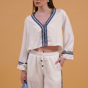 Denim Striped Shirt - Brand: Topshow - Women & Kids, Baby Clothes Wholesale - TheBS Women