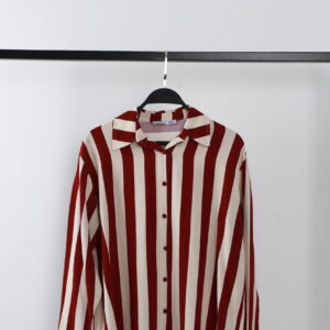 Silaş Linen Shirt - Burgundy - Brand: Cream Rouge - Women & Kids, Baby Clothes Wholesale - TheBS Women