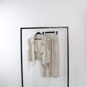 Linen Suit With Vest - Brand: Cream Rouge - Women & Kids, Baby Clothes Wholesale - TheBS Women