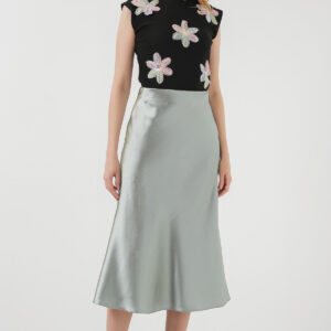 Satin Skirt - Çağla - Brand: Bigdart - Women & Kids, Baby Clothes Wholesale - TheBS Women