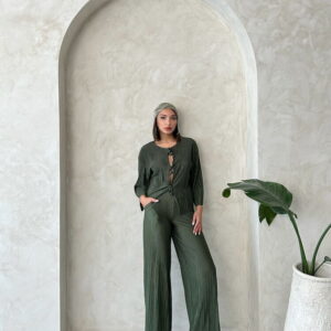 Front Tie Pleated Jacket - Brand: Topshow - Women & Kids, Baby Clothes Wholesale - TheBS Women