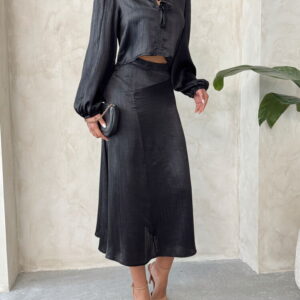 Satin Skirt With Lace - Brand: Topshow - Women & Kids, Baby Clothes Wholesale - TheBS Women