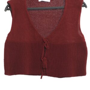 Thessaloniki Vest - Burgundy - Brand: Cream Rouge - Women & Kids, Baby Clothes Wholesale - TheBS Women