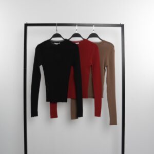 Ribbed Slim Sweater - Brand: Cream Rouge - Women & Kids, Baby Clothes Wholesale - TheBS Women