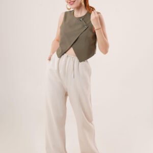 Double Button Cross PatternWholesale Vest - Brand: Lustrin - Women & Kids, Baby Clothes Wholesale - TheBS Women