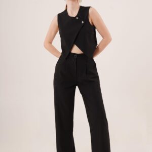 Double Button Cross PatternWholesale Vest - Brand: Lustrin - Women & Kids, Baby Clothes Wholesale - TheBS Women