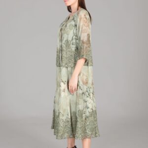 Round Neck Empirme Dress - Brand: GUMANIZE - Women & Kids, Baby Clothes Wholesale - TheBS Women