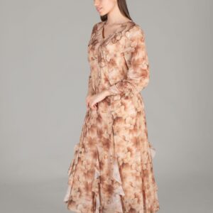 Round Neck Empirme Dress - Brand: GUMANIZE - Women & Kids, Baby Clothes Wholesale - TheBS Women