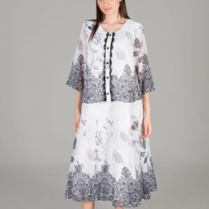 Round Neck Empirme Dress - Brand: GUMANIZE - Women & Kids, Baby Clothes Wholesale - TheBS Women