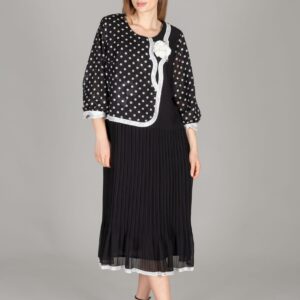 Round Neck Chiffon Dress - Brand: GUMANIZE - Women & Kids, Baby Clothes Wholesale - TheBS Women