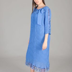 Round Neck Tulle Chiffon Dress - Brand: GUMANIZE - Women & Kids, Baby Clothes Wholesale - TheBS Women