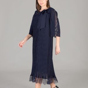 Round Neck Tulle Chiffon Dress - Brand: GUMANIZE - Women & Kids, Baby Clothes Wholesale - TheBS Women