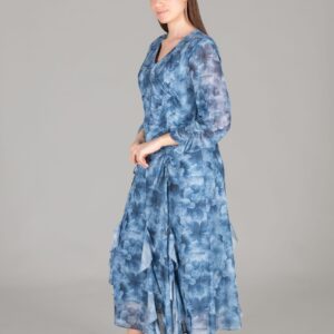 Round Neck Empirme Dress - Brand: GUMANIZE - Women & Kids, Baby Clothes Wholesale - TheBS Women