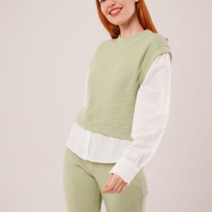 Shirt Sleeve Flex Mint Wholesale Double Suit - Brand: Lustrin - Women & Kids, Baby Clothes Wholesale - TheBS Women