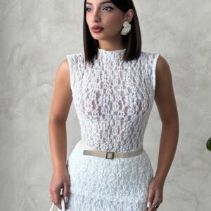 Zero Sleeve Lace Blouse - Brand: Topshow - Women & Kids, Baby Clothes Wholesale - TheBS Women