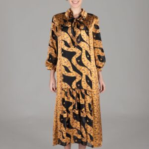 Y Neck Scarf Dress - Multicolor - Brand: GUMANIZE - Women & Kids, Baby Clothes Wholesale - TheBS Women