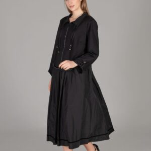 Round Neck Tatya Dress - Black - Brand: GUMANIZE - Women & Kids, Baby Clothes Wholesale - TheBS Women