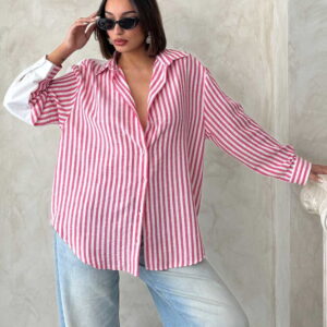 Striped Linen Shirt - Brand: Topshow - Women & Kids, Baby Clothes Wholesale - TheBS Women