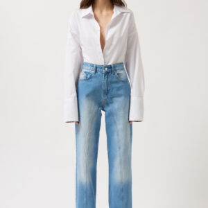 Sewing Detail Wide Leg Jean - Brand: Black Fashion - Women & Kids, Baby Clothes Wholesale - TheBS Women