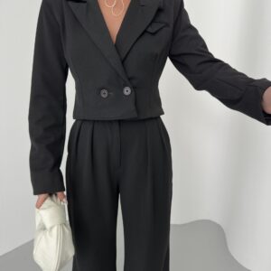 Crop Jacket Suit - Brand: My Fashion - Women & Kids, Baby Clothes Wholesale - TheBS Women