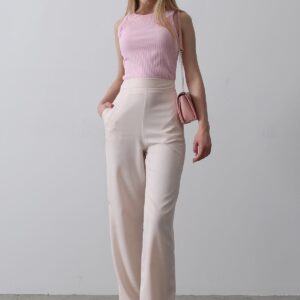 Half-Elastic Waist Palazzo Pants - Brand: Reyon - Women & Kids, Baby Clothes Wholesale - TheBS Women