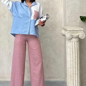 Powder Linen Trousers - Brand: Topshow - Women & Kids, Baby Clothes Wholesale - TheBS Women