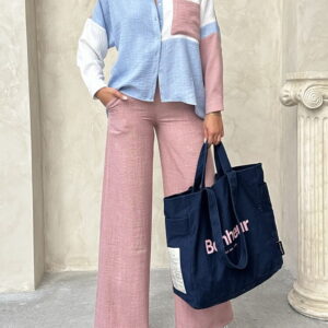 Powder Linen Trousers - Brand: Topshow - Women & Kids, Baby Clothes Wholesale - TheBS Women