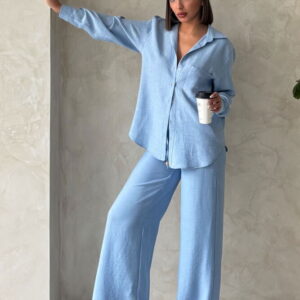 Linen Trousers - Brand: Topshow - Women & Kids, Baby Clothes Wholesale - TheBS Women