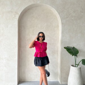 Front Tie Poplin Wholesale Blouse - Brand: Topshow - Women & Kids, Baby Clothes Wholesale - TheBS Women