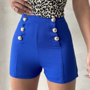 Saks Ornament Buttoned Wholesale Shorts - Brand: Topshow - Women & Kids, Baby Clothes Wholesale - TheBS Women