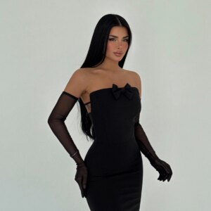 Enola Dress With Gloves - Brand: EYYO ATELIER - Women & Kids, Baby Clothes Wholesale - TheBS Women