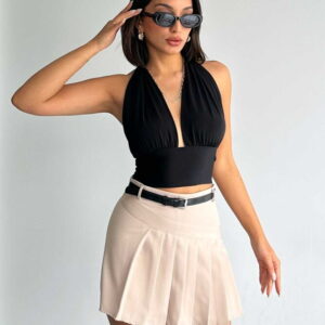 OutdoorPleated Woven Wholesale Shorts Wholesale Skirt - Brand: Topshow - Women & Kids, Baby Clothes Wholesale - TheBS Women