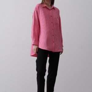 Striped Single Pocket Shirt - Brand: Reyon - Women & Kids, Baby Clothes Wholesale - TheBS Women