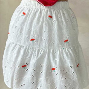 Floral Embroidered Above Knee Wholesale Skirt - Brand: Topshow - Women & Kids, Baby Clothes Wholesale - TheBS Women