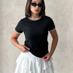 BlackCrew Neck Wholesale T-Shirt - Brand: Topshow - Women & Kids, Baby Clothes Wholesale - TheBS Women