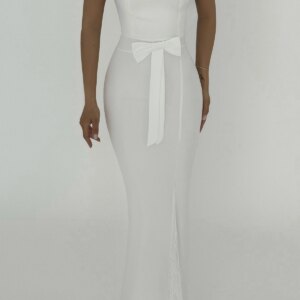 Remmy Slit Lace Detail Long Dress - Brand: EYYO ATELIER - Women & Kids, Baby Clothes Wholesale - TheBS Women