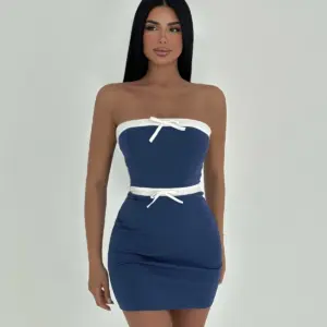 Scissor Tied Mini Dress - Brand: EYYO ATELIER - Women & Kids, Baby Clothes Wholesale - TheBS Women