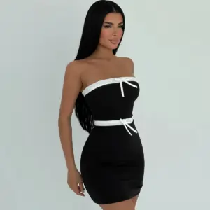 Tied Mini Dress - Brand: EYYO ATELIER - Women & Kids, Baby Clothes Wholesale - TheBS Women