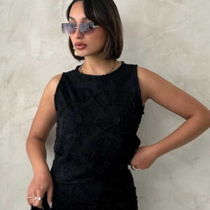 Bead Embroidered Sleeveless Blouse - Brand: Topshow - Women & Kids, Baby Clothes Wholesale - TheBS Women